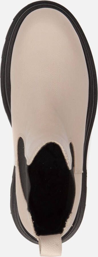 Tamaris Chelsea boots beige Leer Dames