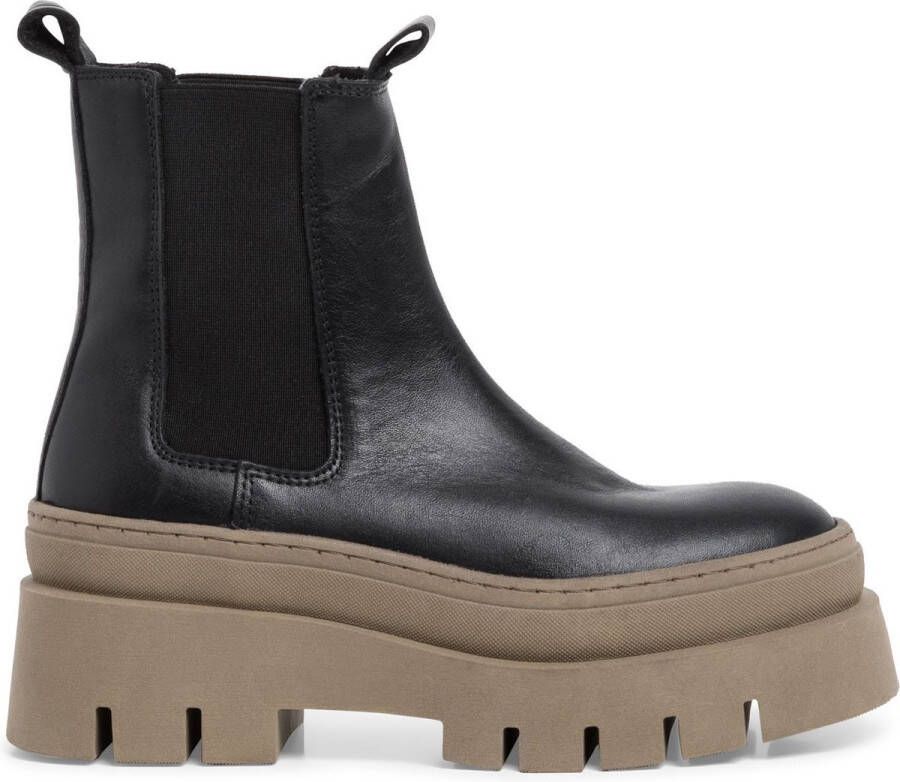 Tamaris Chelsea boots zwart Leer 182225 Dames