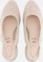 Tamaris Comfort Slingback Pumps beige Leer - Thumbnail 6