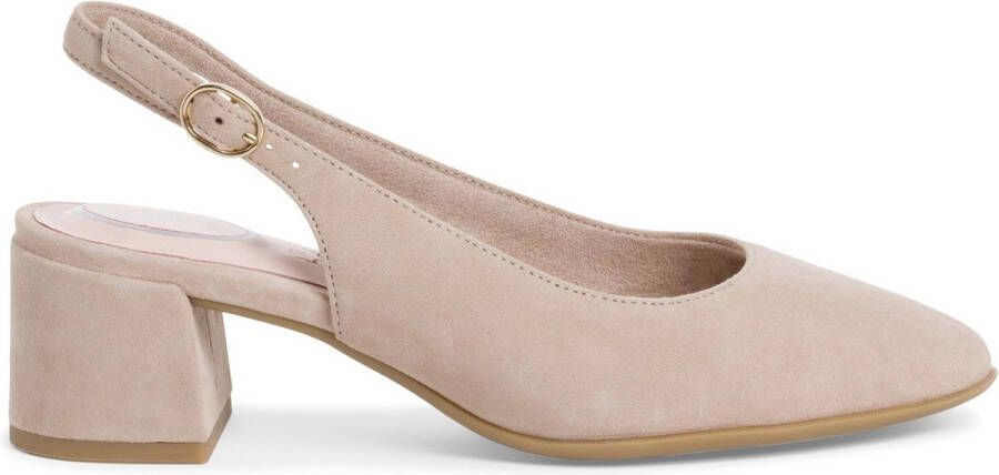 Tamaris Comfort Pumps beige Leer Dames