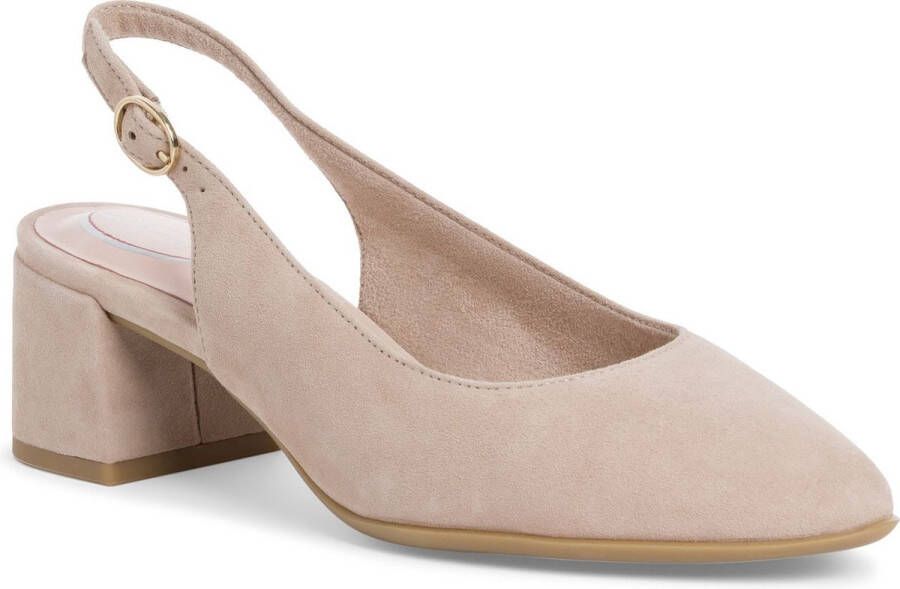 Tamaris Comfort Pumps beige Leer Dames