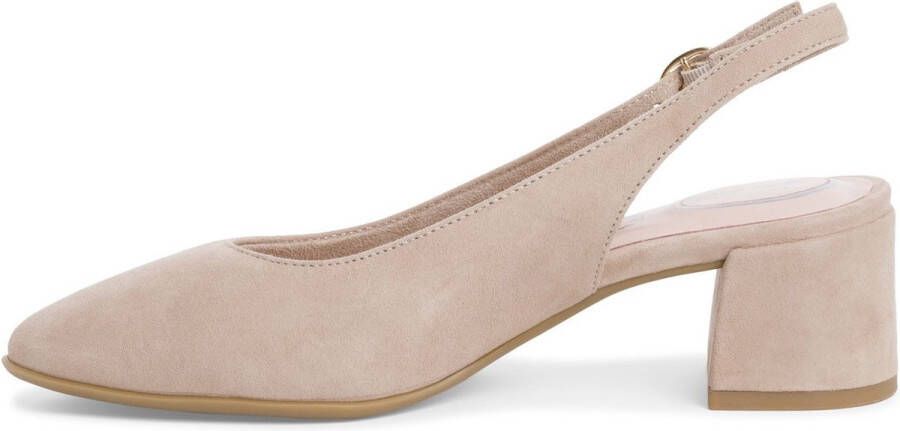 Tamaris Comfort Pumps beige Leer Dames