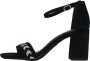 Tamaris Stijlvolle zwarte leren hoge hak sandalen Black Dames - Thumbnail 31