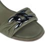 Tamaris Groene Leren Hoge Hak Sandalen Green Dames - Thumbnail 7