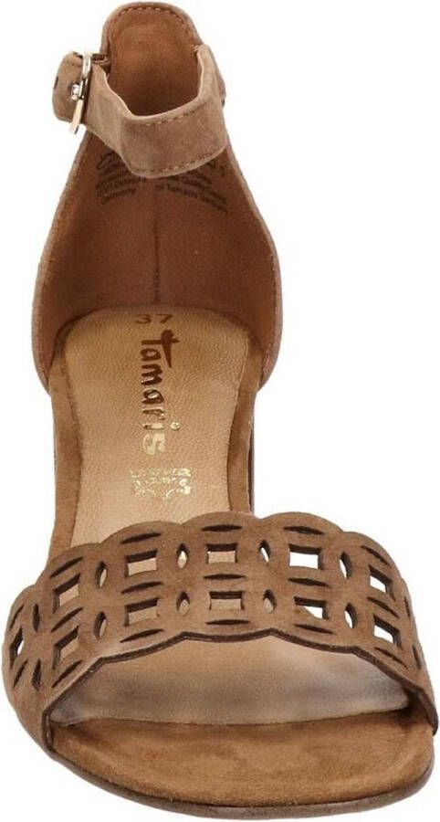 Tamaris Gekleed Sandalen Hak cognac