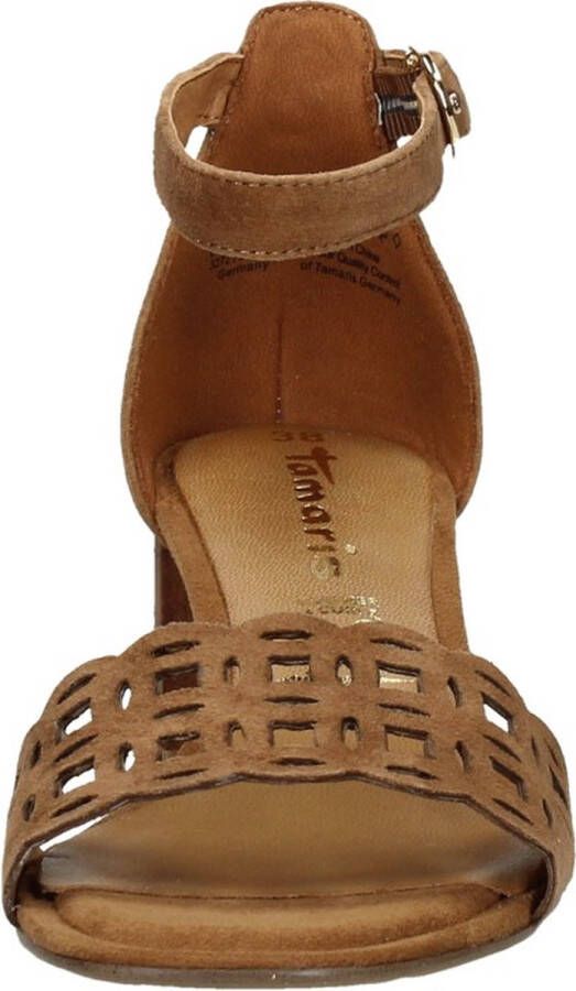 Tamaris Gekleed Sandalen Hak cognac