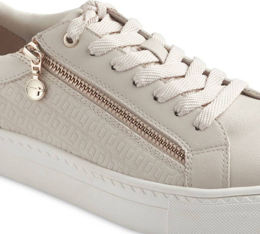 Tamaris Gold Sneakers beige Synthetisch Dames