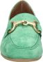 Tamaris Groene suède loafers met verharde hiel en gouden detail Green Dames - Thumbnail 10