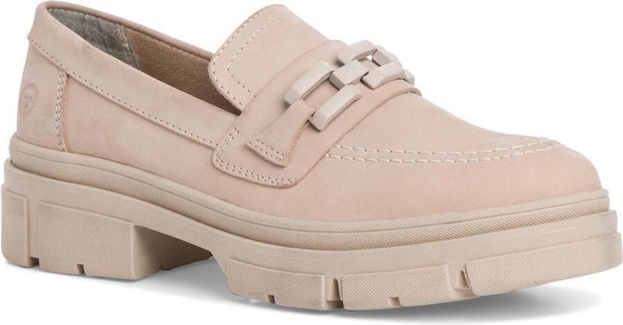 Tamaris Loafers beige Leer 132104 Dames