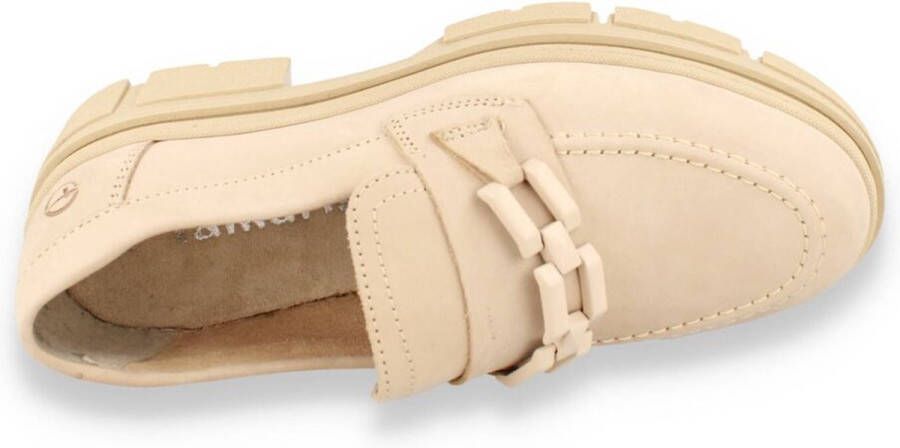 Tamaris Loafers beige Leer 132104 Dames