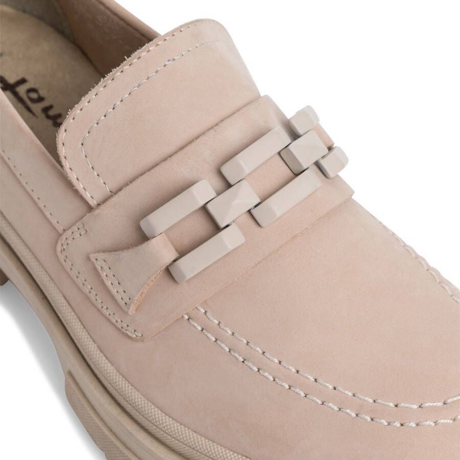 Tamaris Loafers beige Leer 132104 Dames