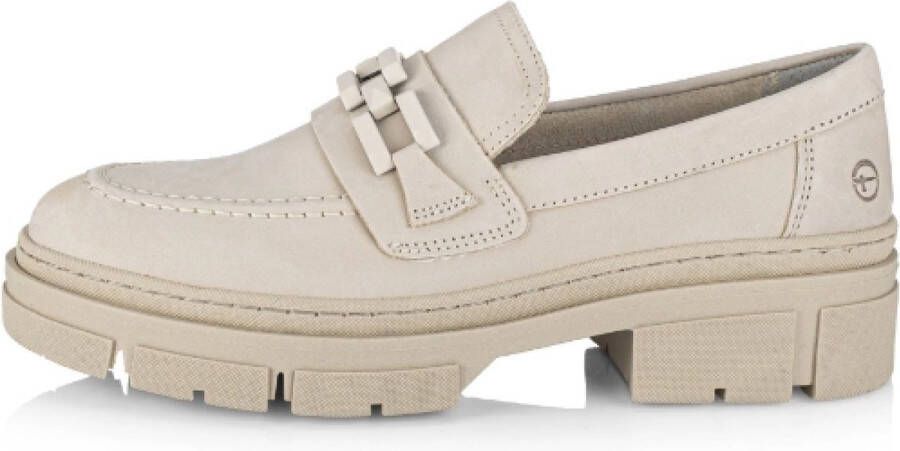 Tamaris Loafers beige Leer 132104 Dames