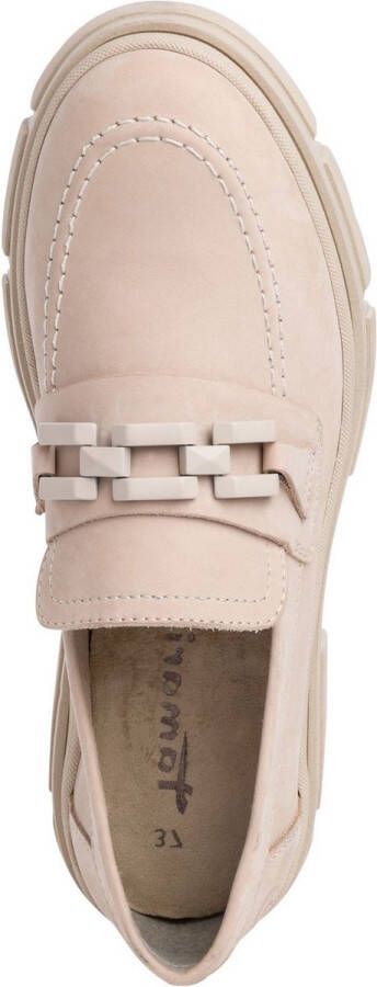 Tamaris Loafers beige Leer 132104 Dames