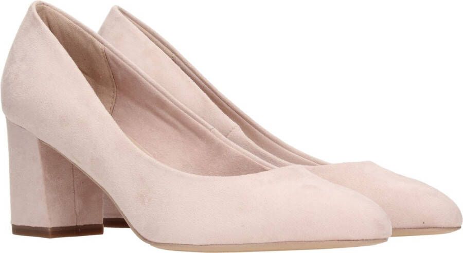 Tamaris Elegante Roze Suede Jurk Pumps Pink Dames