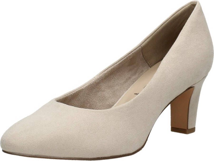 Tamaris Pumps beige Textiel Dames