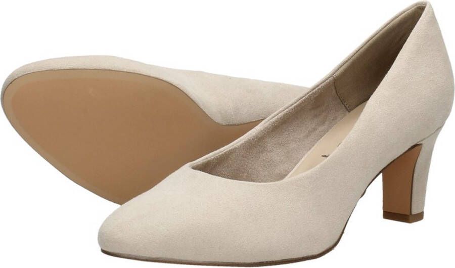 Tamaris Pumps beige Textiel Dames