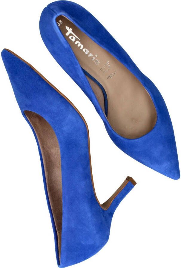 Tamaris Pumps blauw Leer Dames