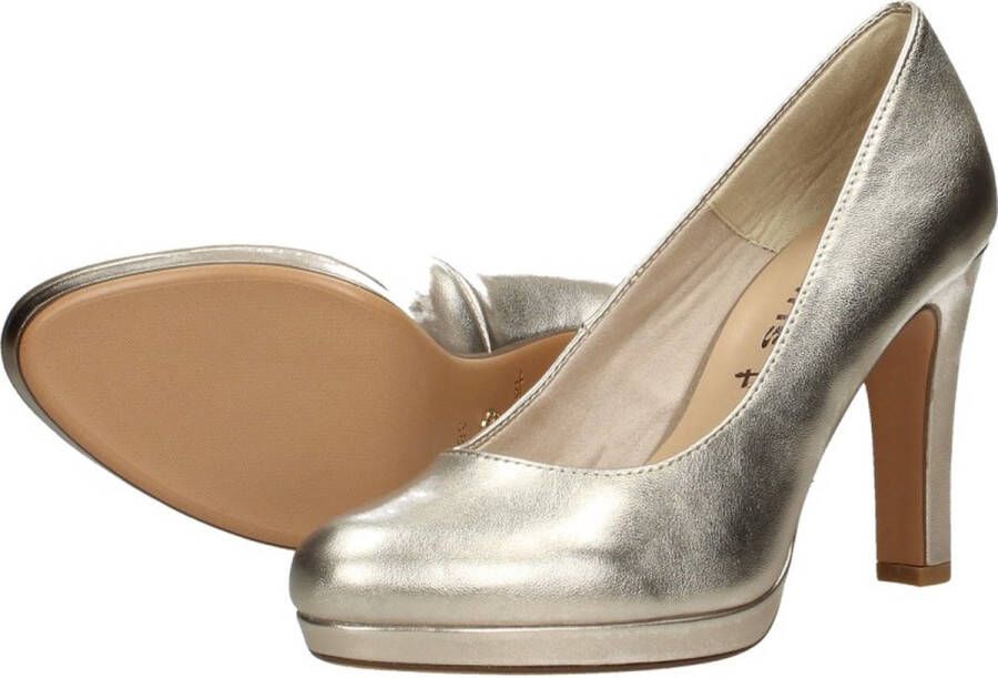 Tamaris Gouden synthetische pumps voor dames Beige Dames - Foto 11