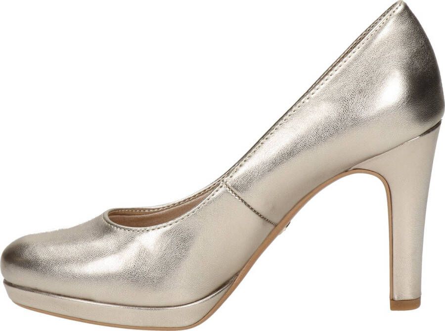 Tamaris Gouden synthetische pumps voor dames Beige Dames