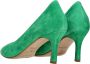 Tamaris Suède Groene Trendy Hakken Pumps Green Dames - Thumbnail 4