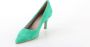 Tamaris Suède Groene Trendy Hakken Pumps Green Dames - Thumbnail 11