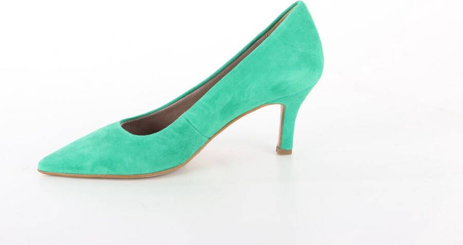 Tamaris Pumps groen Leer Dames