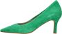 Tamaris Suède Groene Trendy Hakken Pumps Green Dames - Thumbnail 10