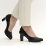 Tamaris Elegante zwarte leren pump met 7 cm hak Black Dames - Thumbnail 16