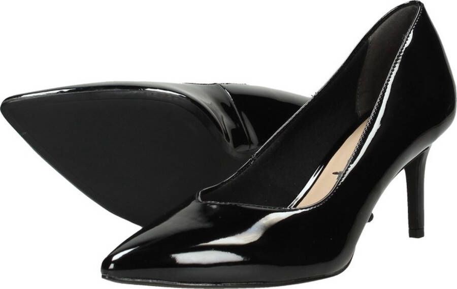 Tamaris Stijlvolle synthetische pump met 7 cm hak Black Dames - Foto 8