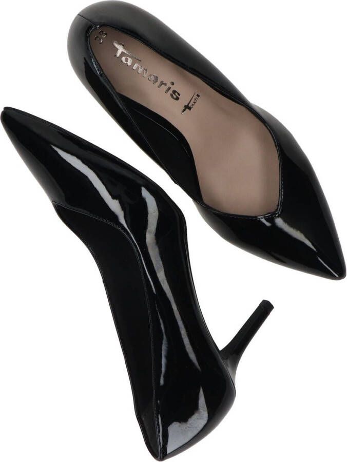 Tamaris Stijlvolle synthetische pump met 7 cm hak Black Dames - Foto 5