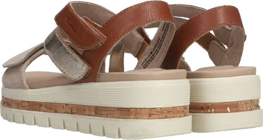 Tamaris Sandaal Vrouwen Beige Cognac