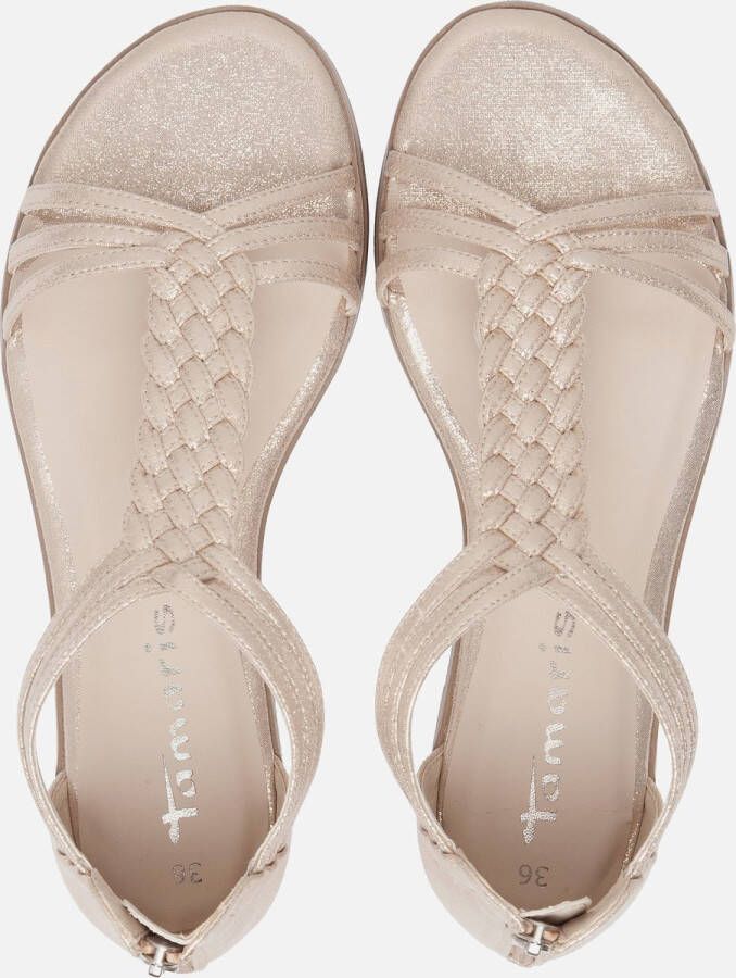 Tamaris Sandalen goud Texrtiel Dames