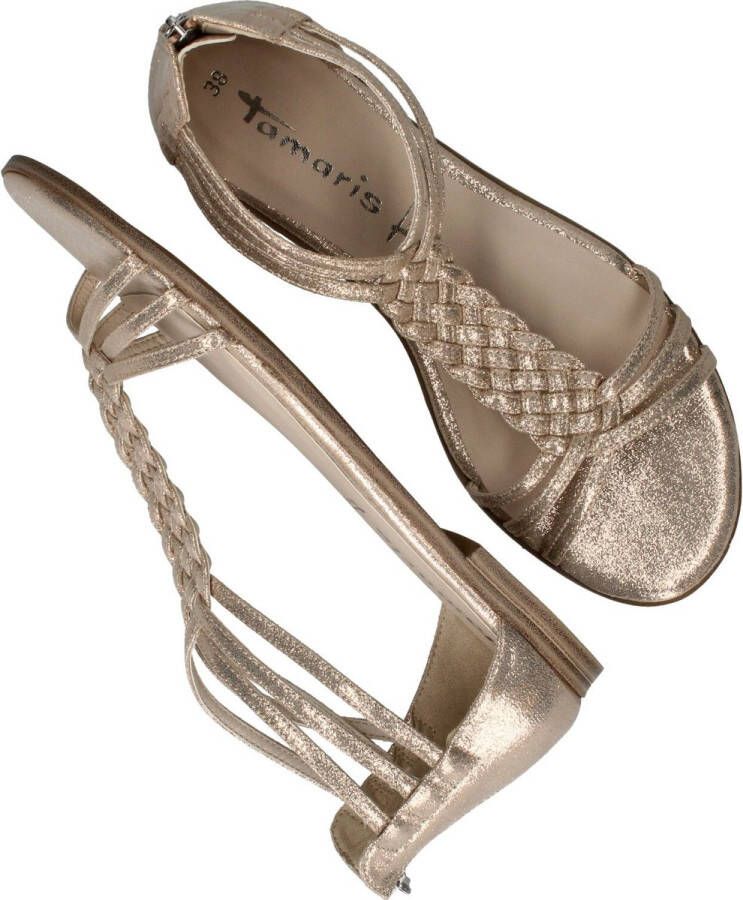 Tamaris Sandalen goud Texrtiel Dames