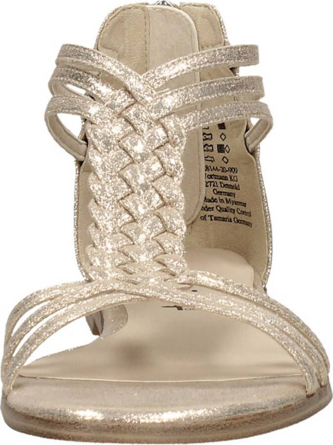 Tamaris Sandalen goud Texrtiel Dames