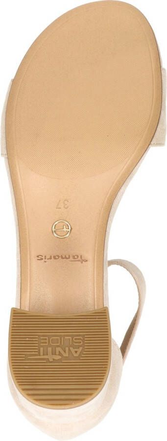 Tamaris Beige Elegante Platte Sandalen voor Vrouwen Beige Dames - Foto 1