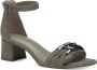 Tamaris Groene Leren Hoge Hak Sandalen Green Dames - Thumbnail 10