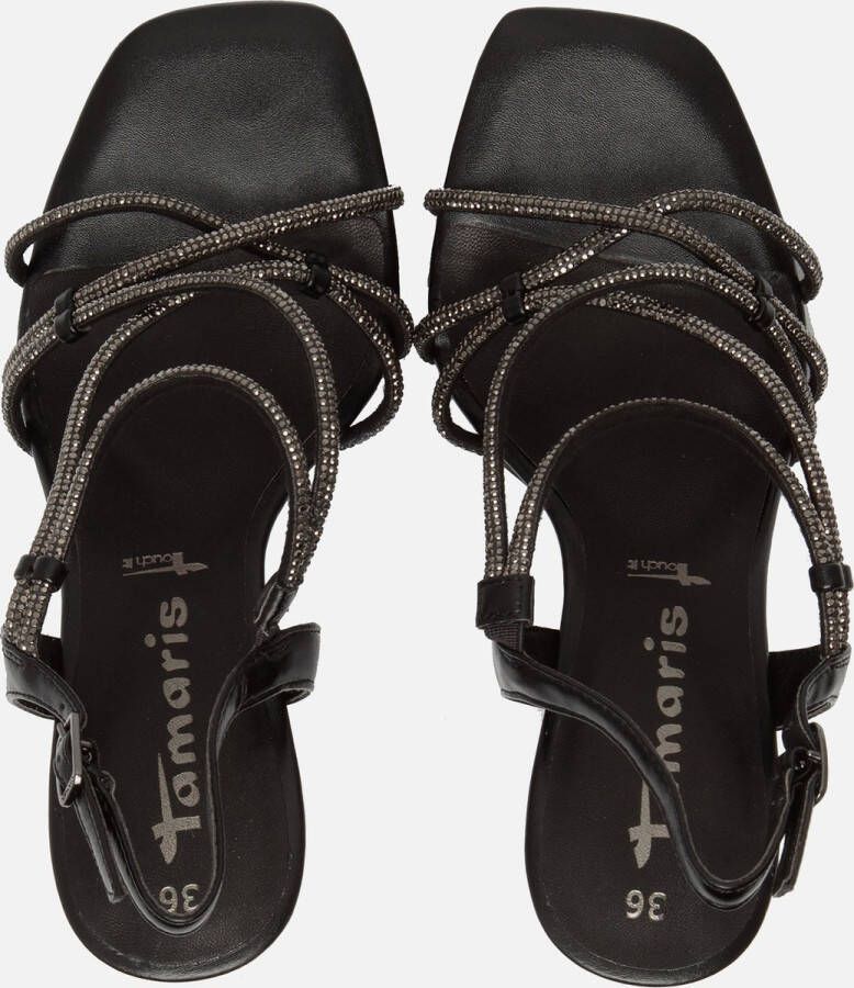 Tamaris Sandalen met hak zwart Synthetisch Dames