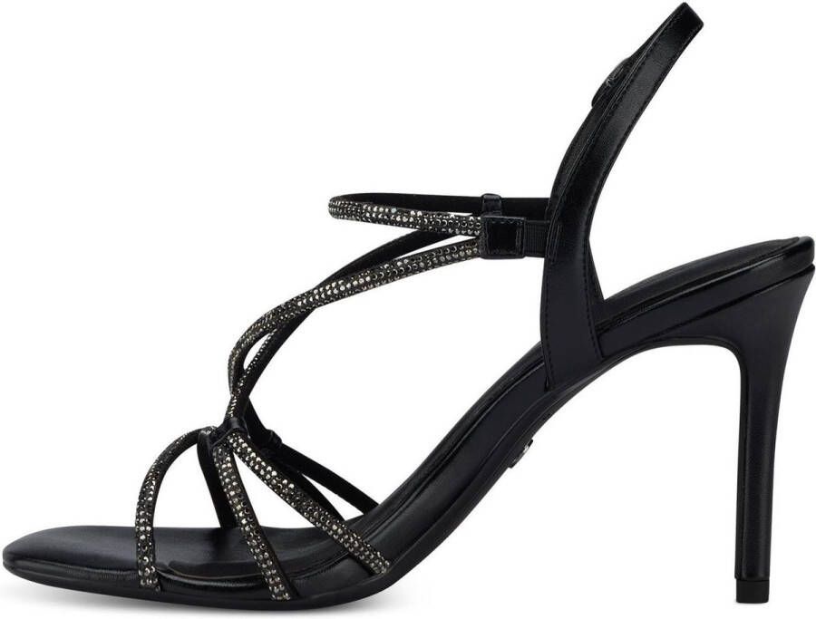 Tamaris Sandalen met hak zwart Synthetisch Dames