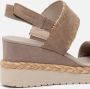 Tamaris Sandalen sleehak taupe Leer Dames - Thumbnail 3