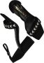 Tamaris Stijlvolle zwarte leren hoge hak sandalen Black Dames - Thumbnail 17