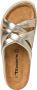 Tamaris Metallic Gouden Gevlochten Leren Slipper Yellow Dames - Thumbnail 25