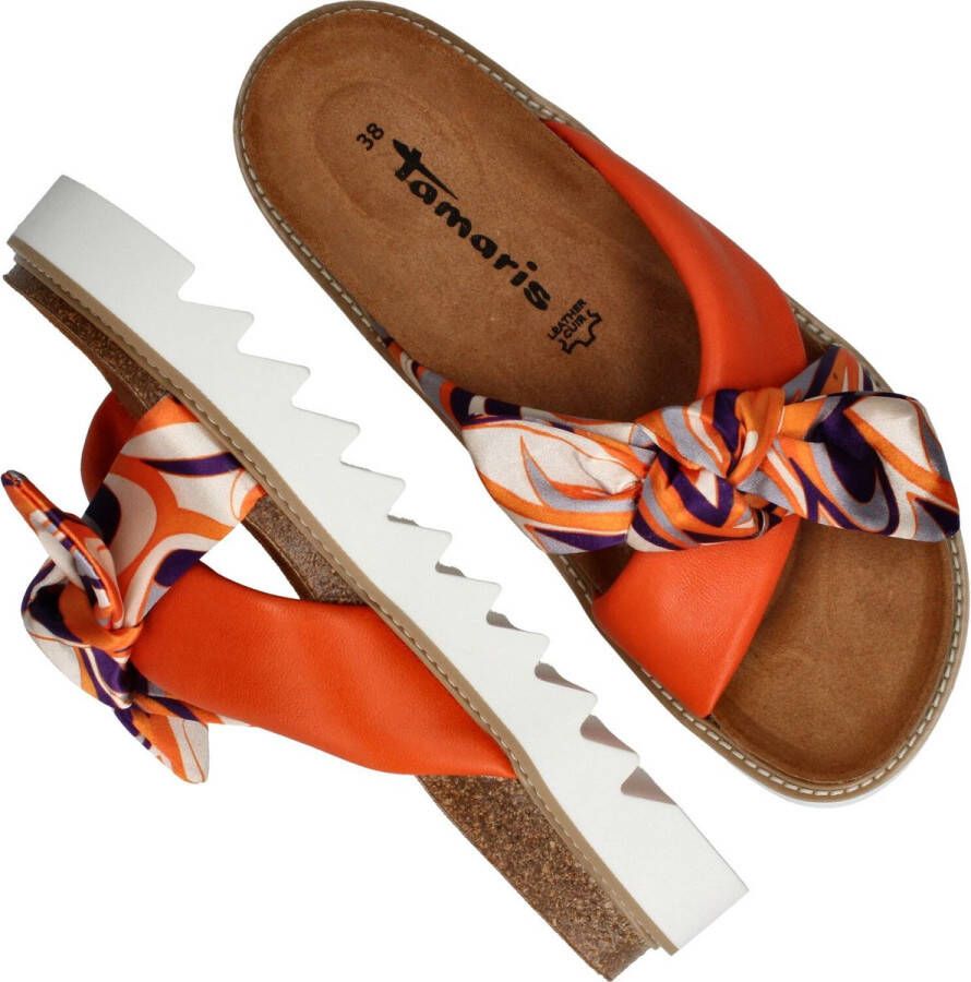 Tamaris Slipper Vrouwen Oranje paars