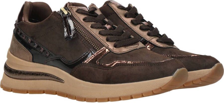 Tamaris Sneakers bruin Synthetisch Dames