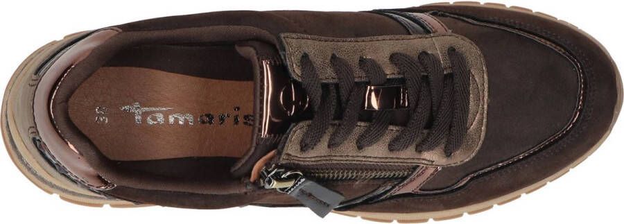 Tamaris Sneakers bruin Synthetisch Dames