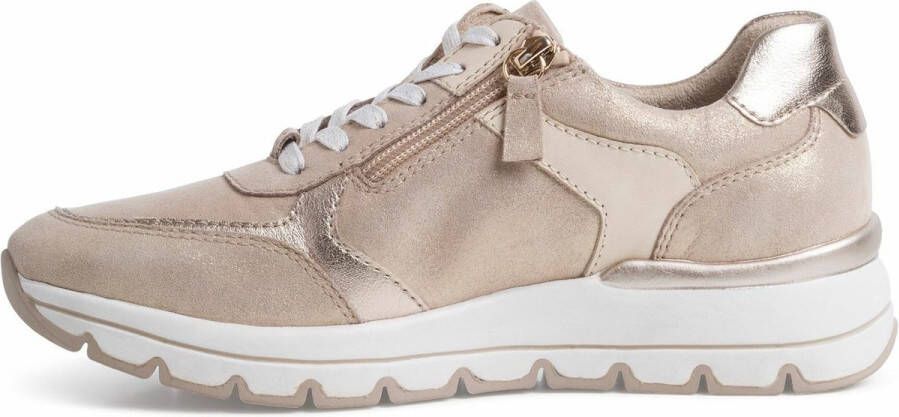 Tamaris Sneakers goud Imitatieleer