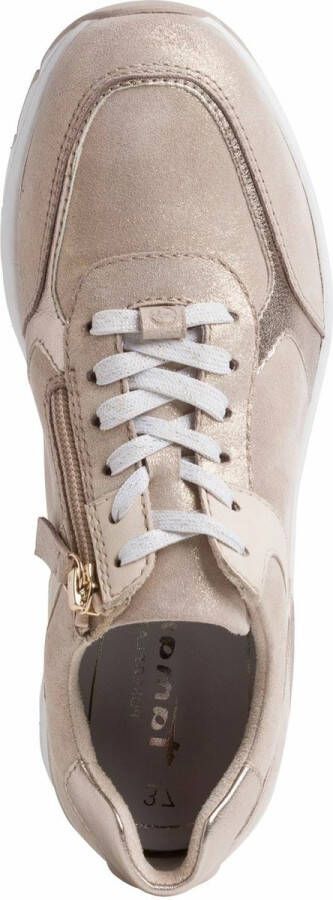 Tamaris Sneakers goud Imitatieleer