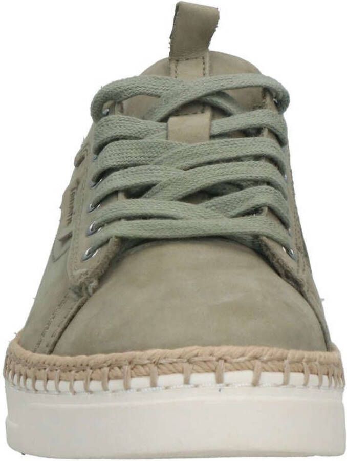 Tamaris Sneakers groen Leer