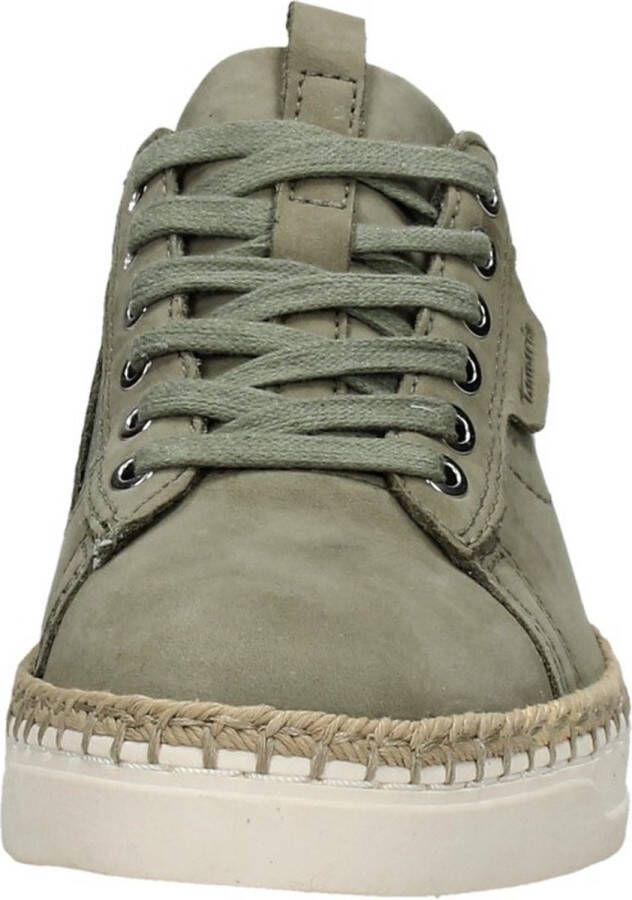 Tamaris Sneakers groen Leer