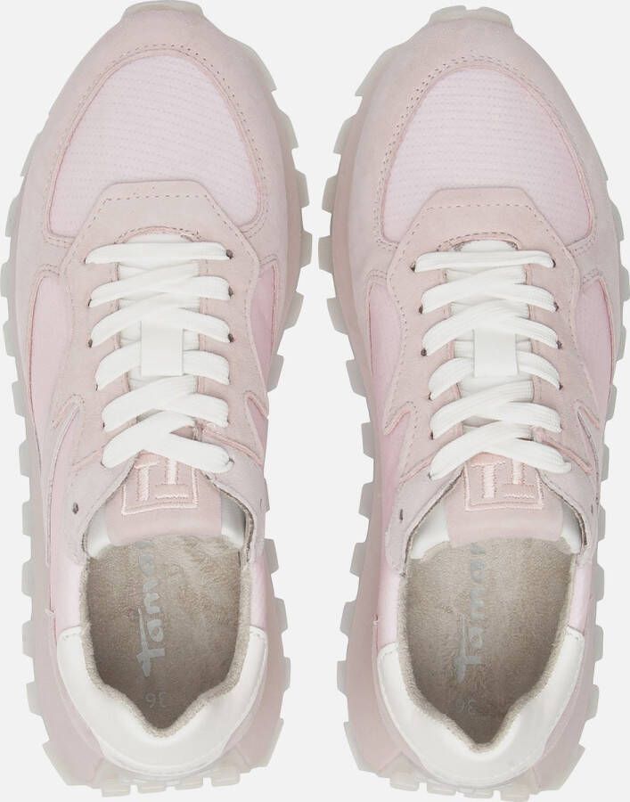 Tamaris Sneakers roze Imitatieleer Dames