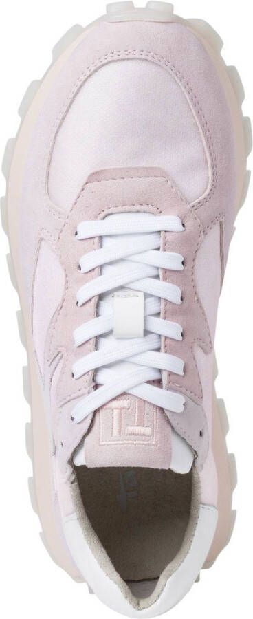 Tamaris Sneakers roze Imitatieleer Dames